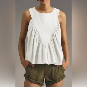 Anthropologie Mare Mare Shirred Swing Tank Top